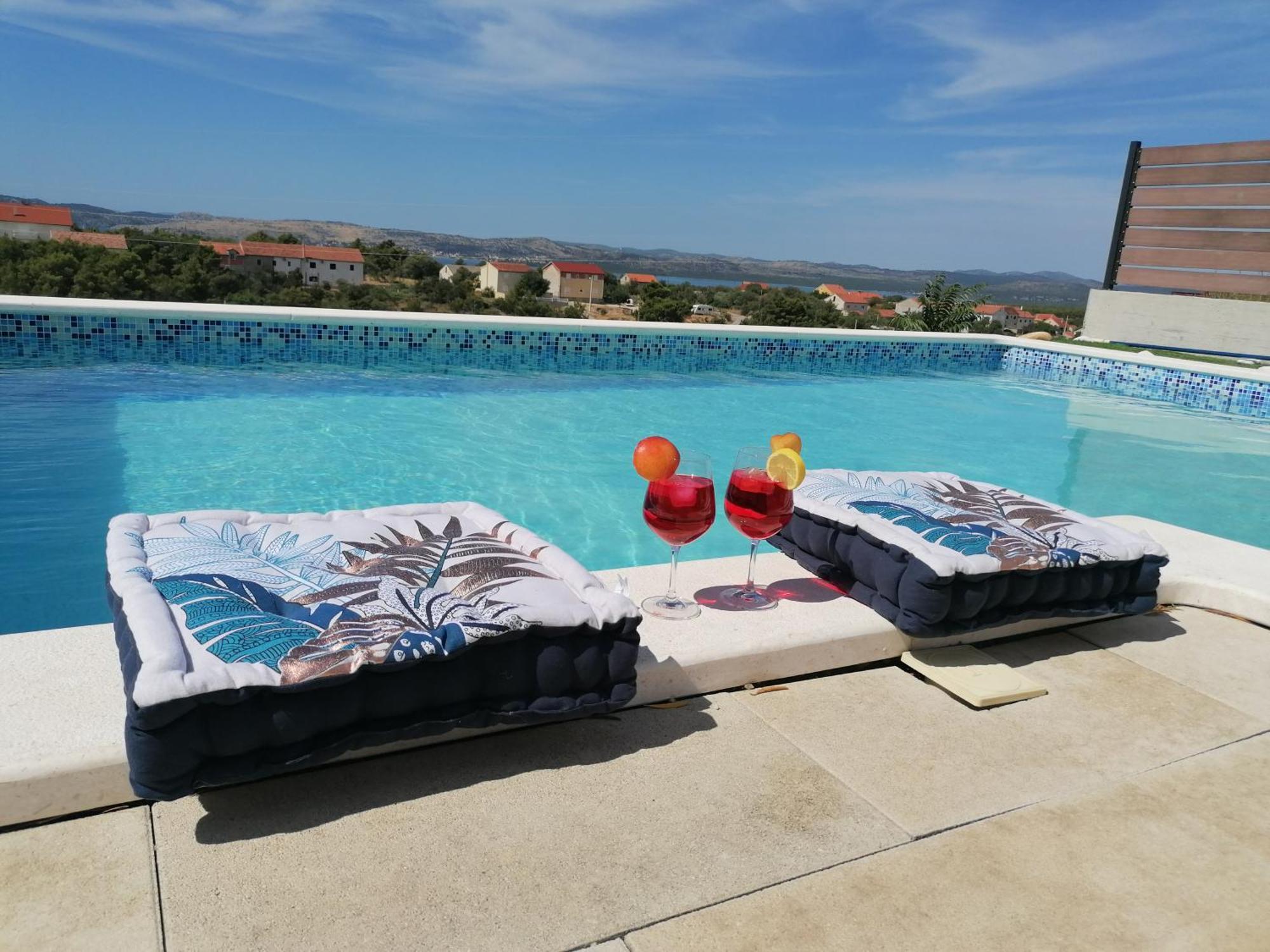 Villa Scolopax Rusticola Skradin With Heated Pool Экстерьер фото